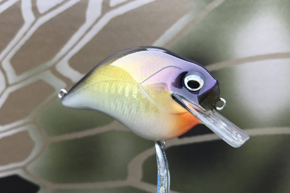 Custom Airbrushed S-CRANK 1.5 Squarebill Crankbait 2896 - Image 5