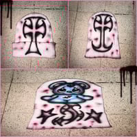 Image 2 of furry hardcore beanie