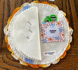 Image of Orange Doily Needle Book