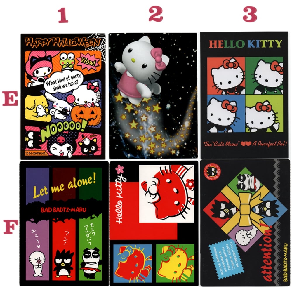 sanrio postcards