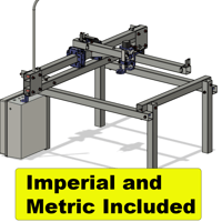 Image 1 of GEN 2.0 CNC Plasma Cutter Plans,  includes .stl files for printing