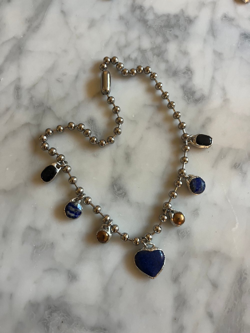 Image of LAPIS AND PEARLS AT GOLDEN HOUR