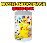 Image 2 of Nuzzle Cheeks Plush Toy Card Display Blind Box 