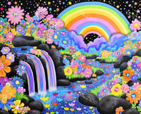 Image 1 of Rainbow River Full Size Diamond Painting by Jess Stempel