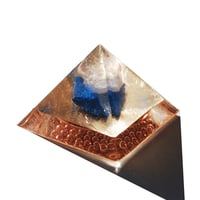 Image 3 of Small:  Sacred Lemurian Quartz / Afghanistan Lapis Lazuli / Gd - 8