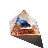 Image 4 of Small:  Sacred Lemurian Quartz / Afghanistan Lapis Lazuli / Gd - 8