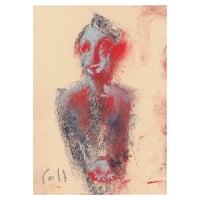 Image 1 of Await  - Charcoal and Soft Pastels on Paper 