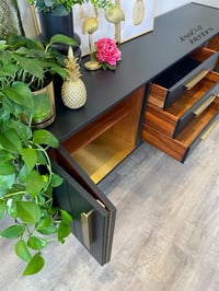 Image 4 of Mid Century Modern Vintage Black G Plan Sideboard  - TV Cabinet - Drinks Cabinet