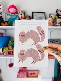 Image 1 of Ferret Birthday Card