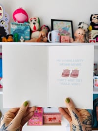 Image 2 of Ferret Birthday Card