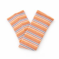 Image 2 of Orange Stripe Long Leg Warmers