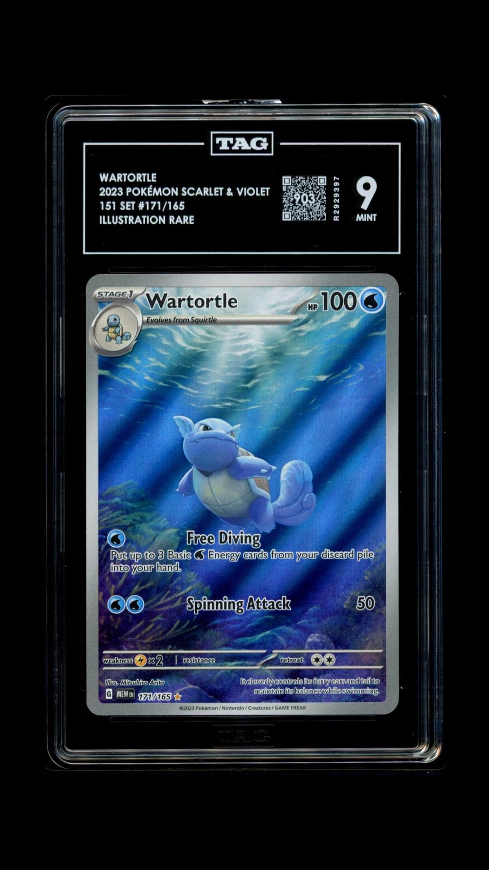 Image of Tag 9 Wartortle 171/165