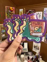 Book Snail Stickers