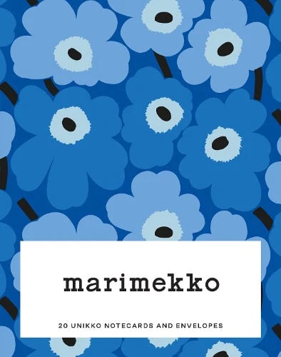 Marimekko Notecards - Blues 