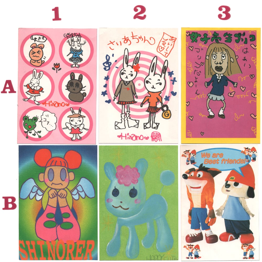 illustration postcards