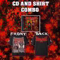 MANIAKILL - MUTATED DELIRUIM CD AND SHIRT COMBO