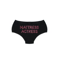 Image 1 of MATTRESS ACTRESS RHINESTONE HIPSTER UNDIES