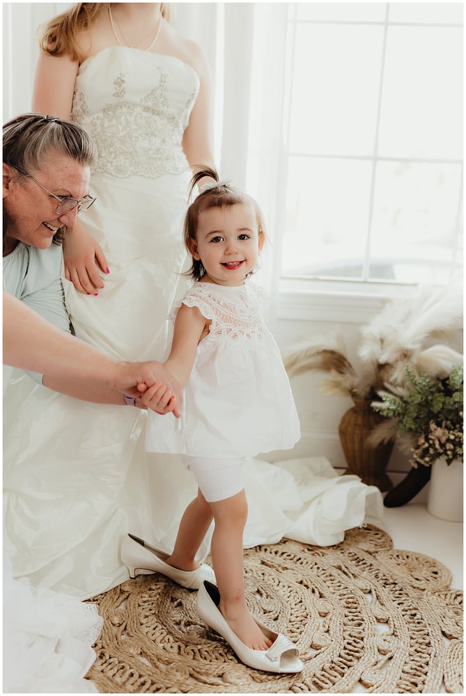Image of Once Upon a Bride - Heirloom Mom and Me Wedding Dress Minis