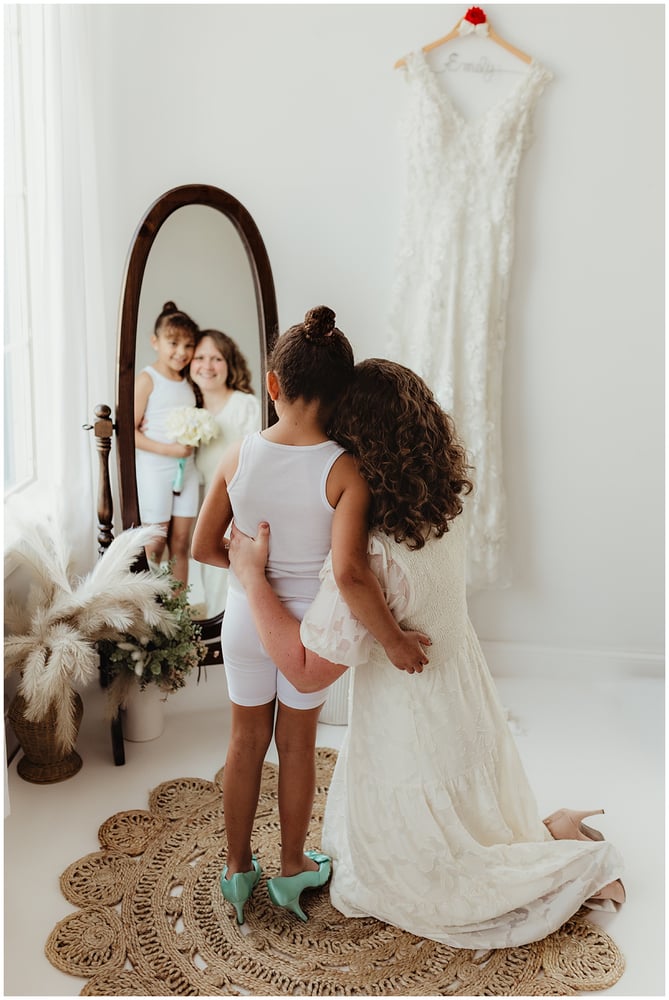 Image of Once Upon a Bride - Heirloom Mom and Me Wedding Dress Minis