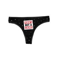NOT A CRIME CHEEKY THONG