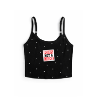 NOT A CRIME SPAGHETTI STRAP TOP