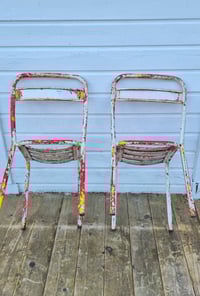 Image 3 of Paire de chaises Tolix modèle T1