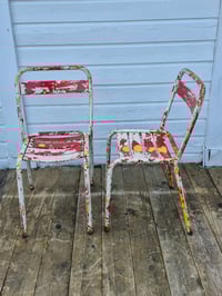 Image 1 of Paire de chaises Tolix modèle T1