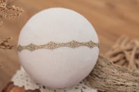 Image 2 of Gold lace tieback 