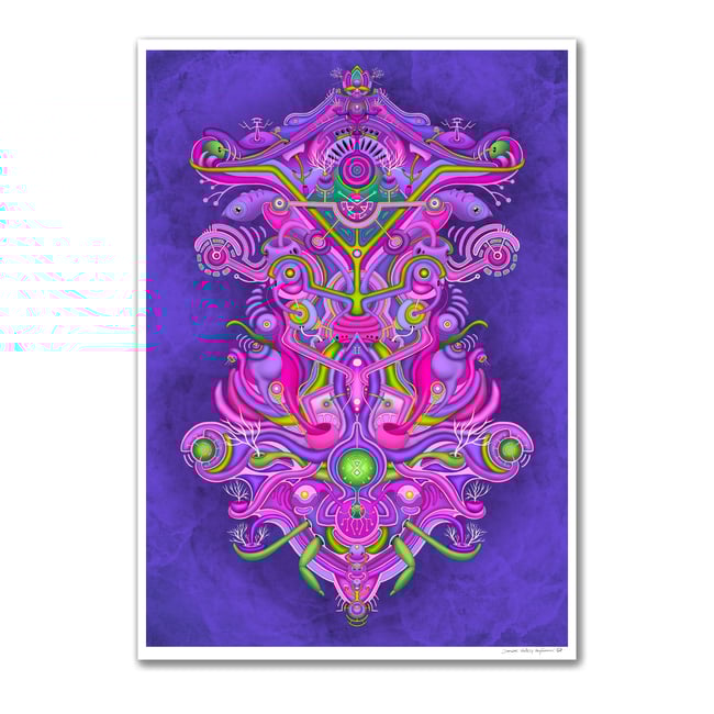  "Pinkadelic Spiel" Giclée Print