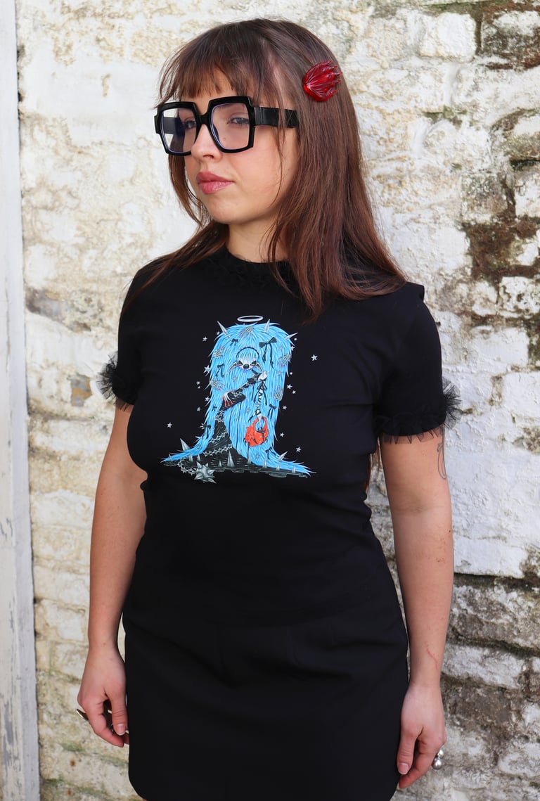 Naomi Gilon × Coby Zutt Black Crop Top Image 5