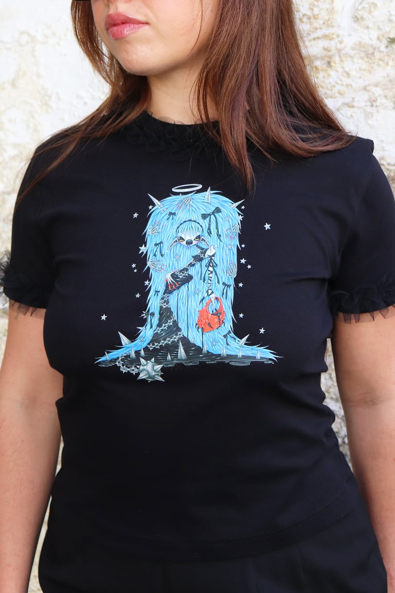 Naomi Gilon × Coby Zutt Black Crop Top Image 3