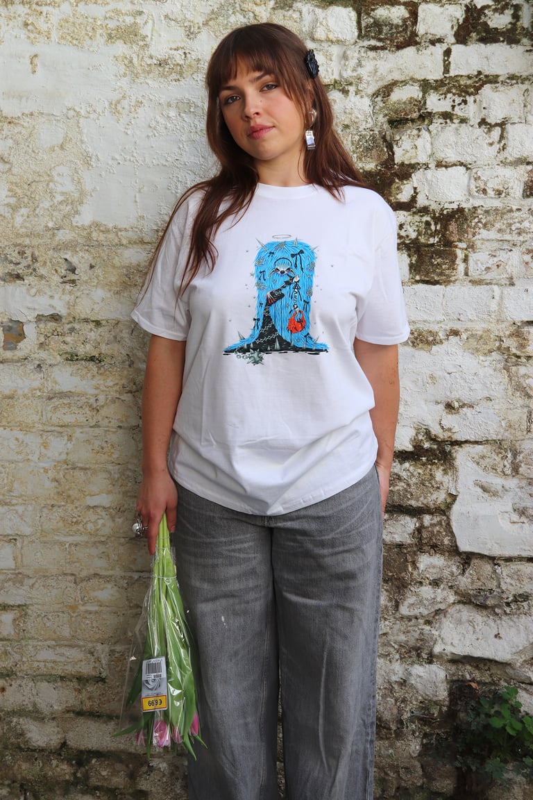 Naomi Gilon × Coby Zutt Classic White T-shirt Image 3