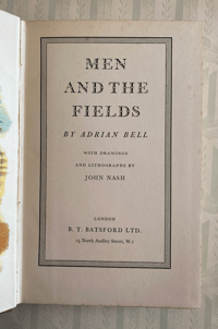 Image 2 of Men and The Fields by Adrian Bell