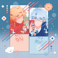 Image 1 of Phaidei holographic photocards + transparent sticker sheet