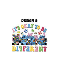 Image 5 of It’s Okay to Be Different – Autism Awareness Tee