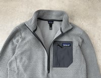 Image 3 of Patagonia R1 Air Half Zip Fleece Pullover Grey Small Mens