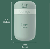 Image 2 of Bentgo Snack Cup Mint Green