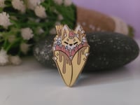 Fox Crepe Hard Enamel Pin