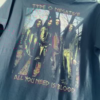 Image 1 of Type O Negative 'All You Need Is Blood' (Vintage Fade)