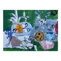 Image 1 of studio drawings / oil on paper 30 x 40 cm 