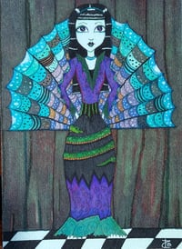 The Girl with the Fan