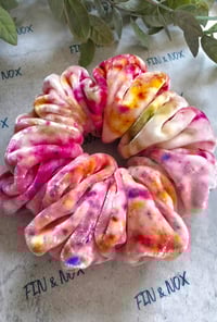 Image 5 of Hand-dyed Silk Velvet Scrunchie (#2)
