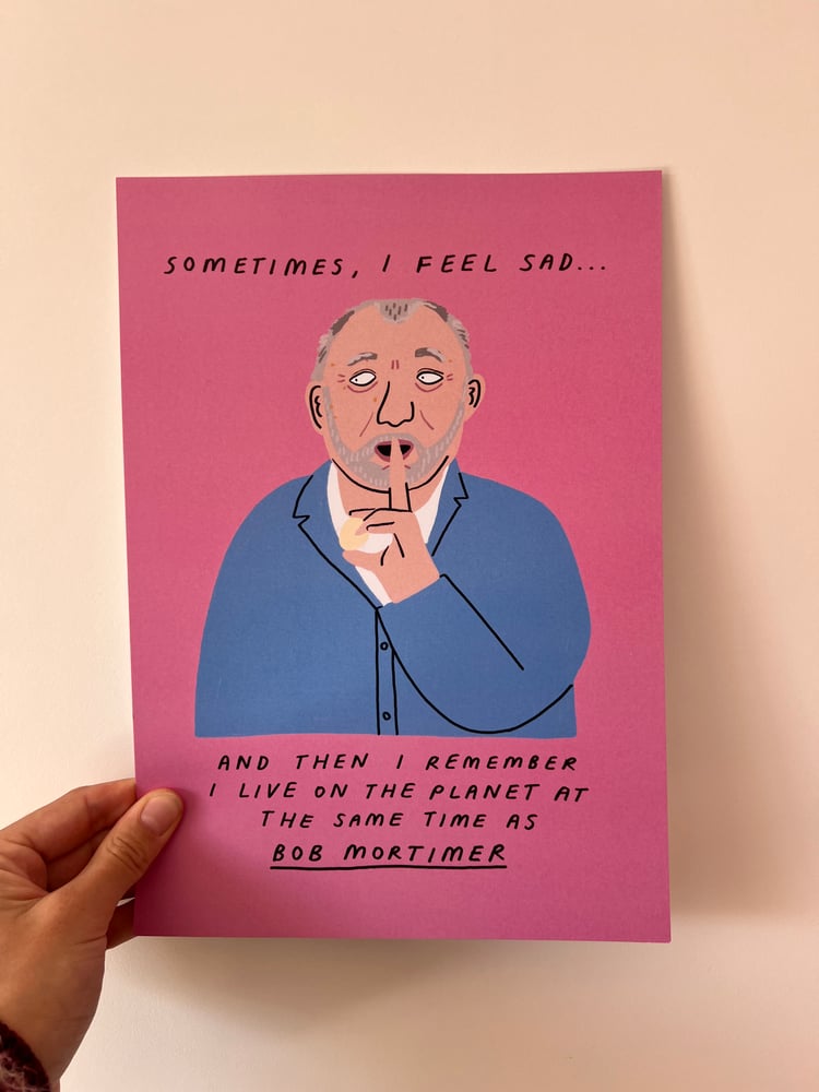 Image of Bob Mortimer Print