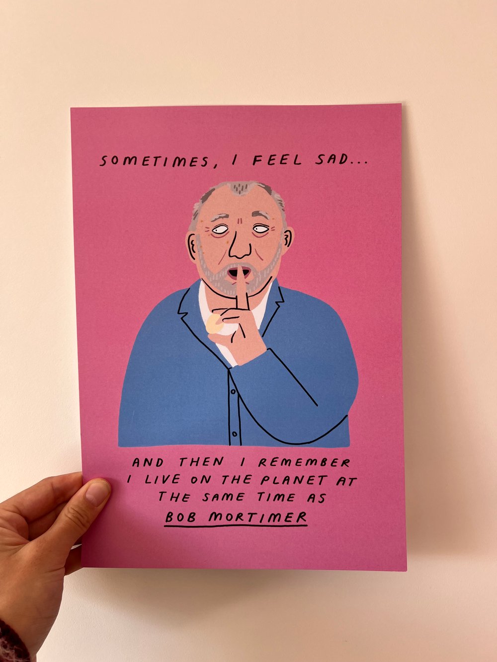Image of Bob Mortimer Print