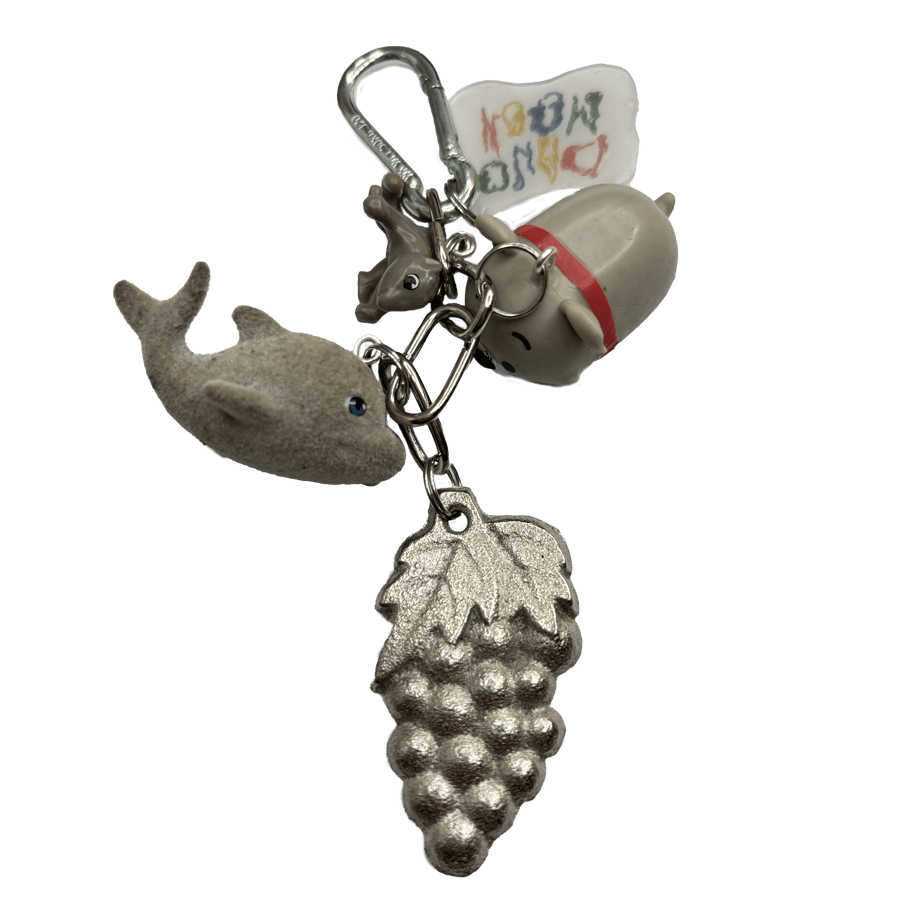 Image of Toy Keychain - Gray! 