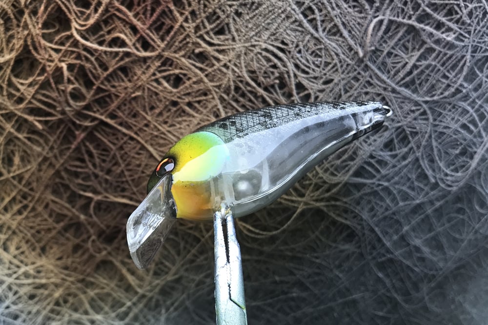 Custom Airbrushed 1.5 Squarebill Crankbait 6675 - Image 3