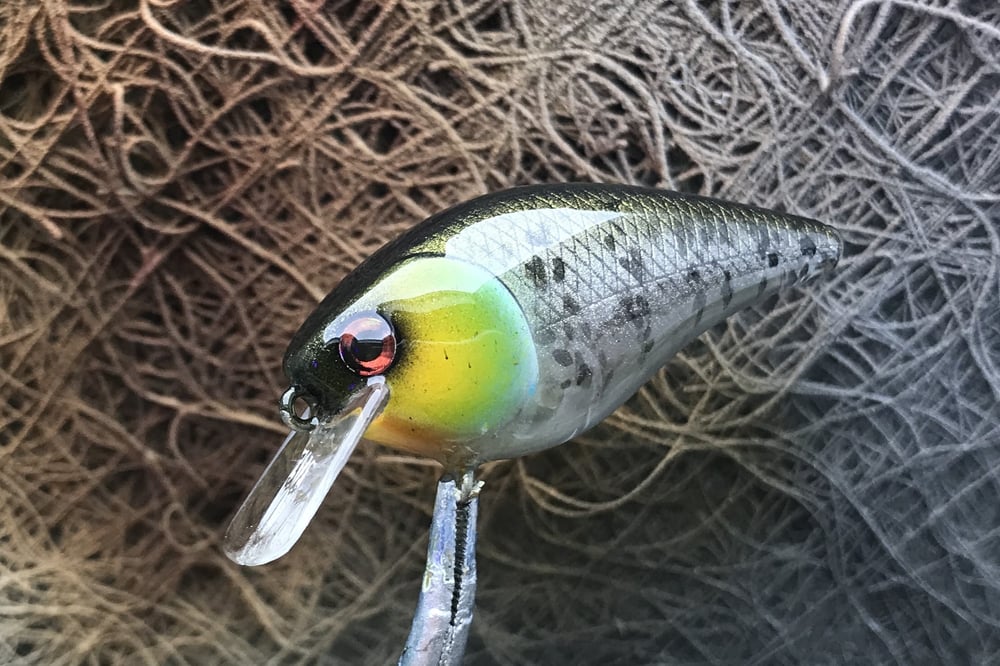Custom Airbrushed 1.5 Squarebill Crankbait 6675 - Image 4