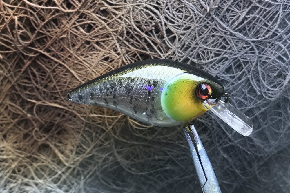 Custom Airbrushed 1.5 Squarebill Crankbait 6675 - Image 5