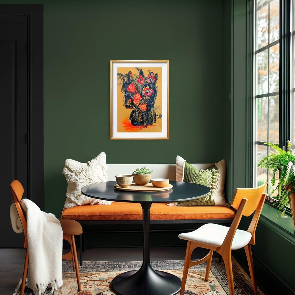 Image of Vase of Roses 