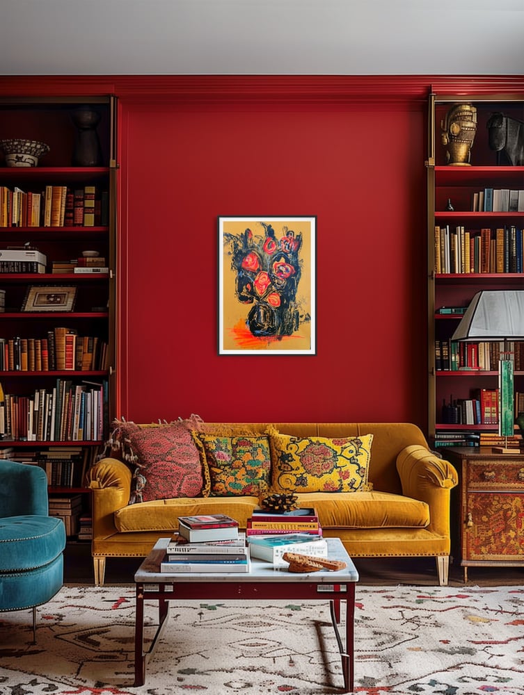 Image of Vase of Roses 